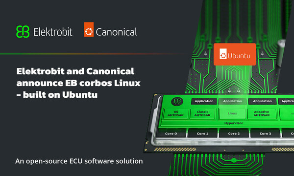 Elektrobit和Canonical推出基于Ubuntu的EBcorbosLinux解决方案