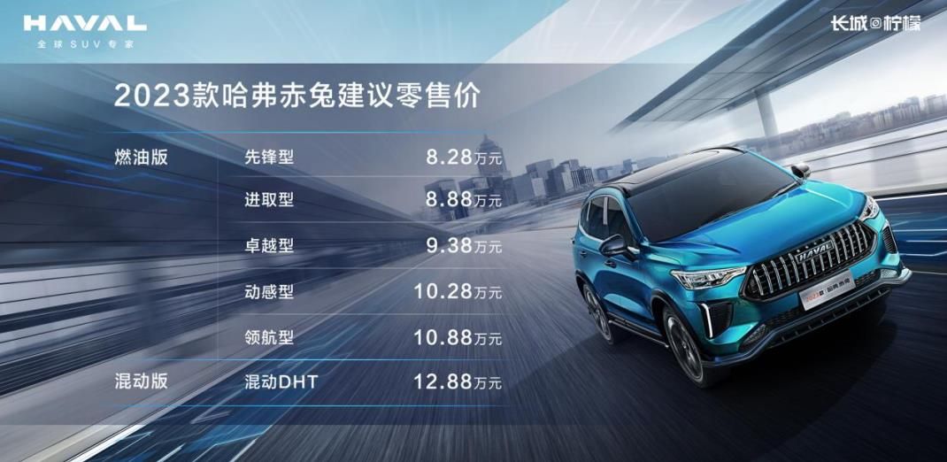 8.28万元起售，2023款哈弗赤兔上市，推三套动力总成
