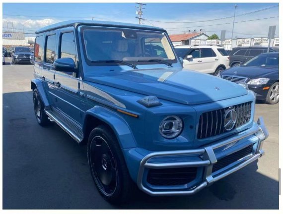 23款奔驰G63美规版中国蓝特惠随时提车 