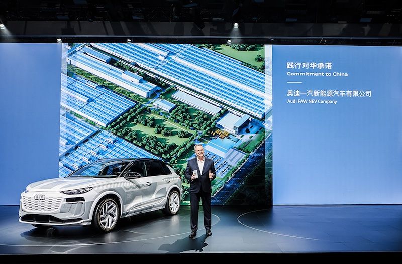 Q6 e-tron原型车内饰首次揭秘，奥迪开启电动化进程新篇章