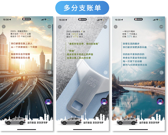 百度地图联合沃尔沃出品年度出行账单，引领品牌定制化营销风潮