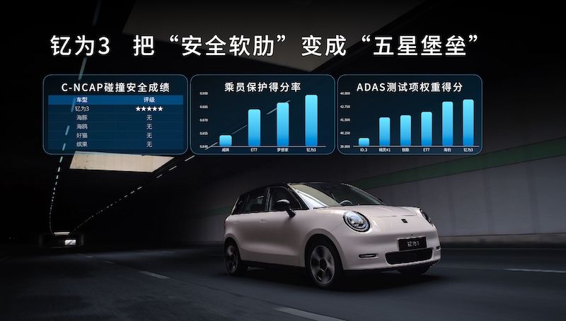 6.99万元起售，江淮钇为3挚爱版上市，新增330km续航