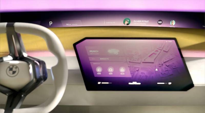 BMW新世代概念車搭載全景視域橋 帶來全新交互體驗