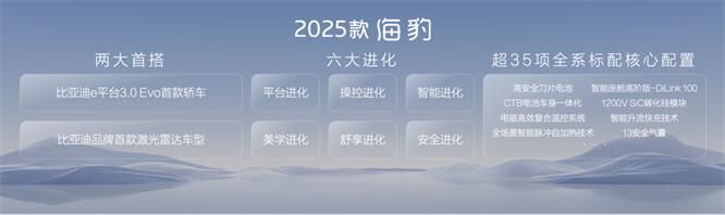 比亚迪佛山双豹上市！2025款海豹17.58万元、07DM-i 13.98万元起