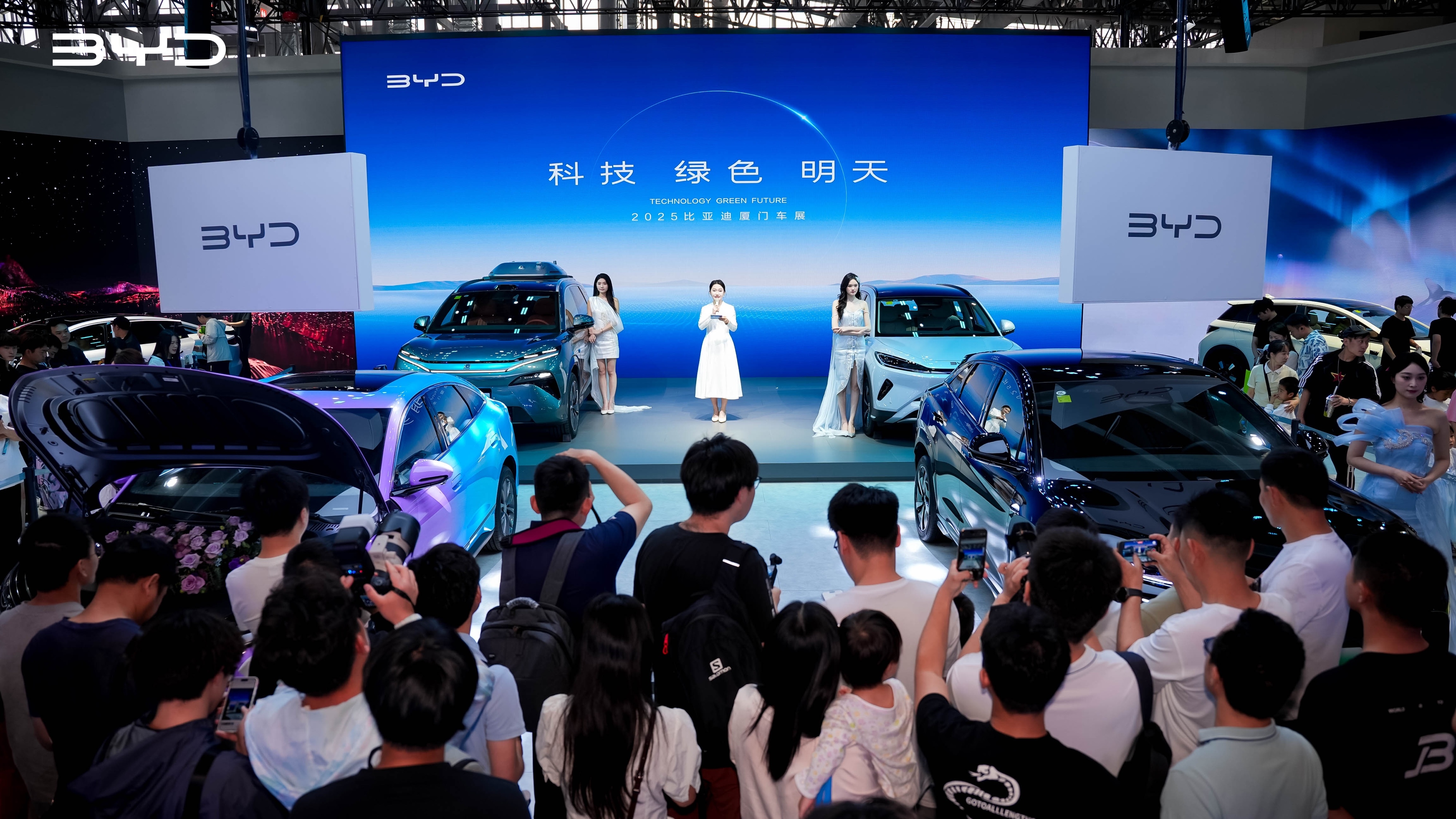 厦门五一车展：比亚迪唐L、海狮05EV重磅亮相