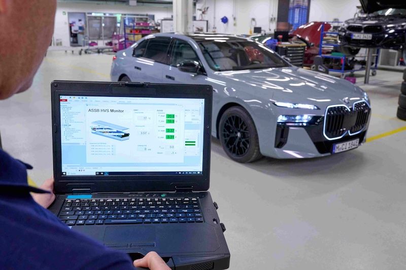 BMW i7测试车正式启动道路实测 全球首搭全固态电池