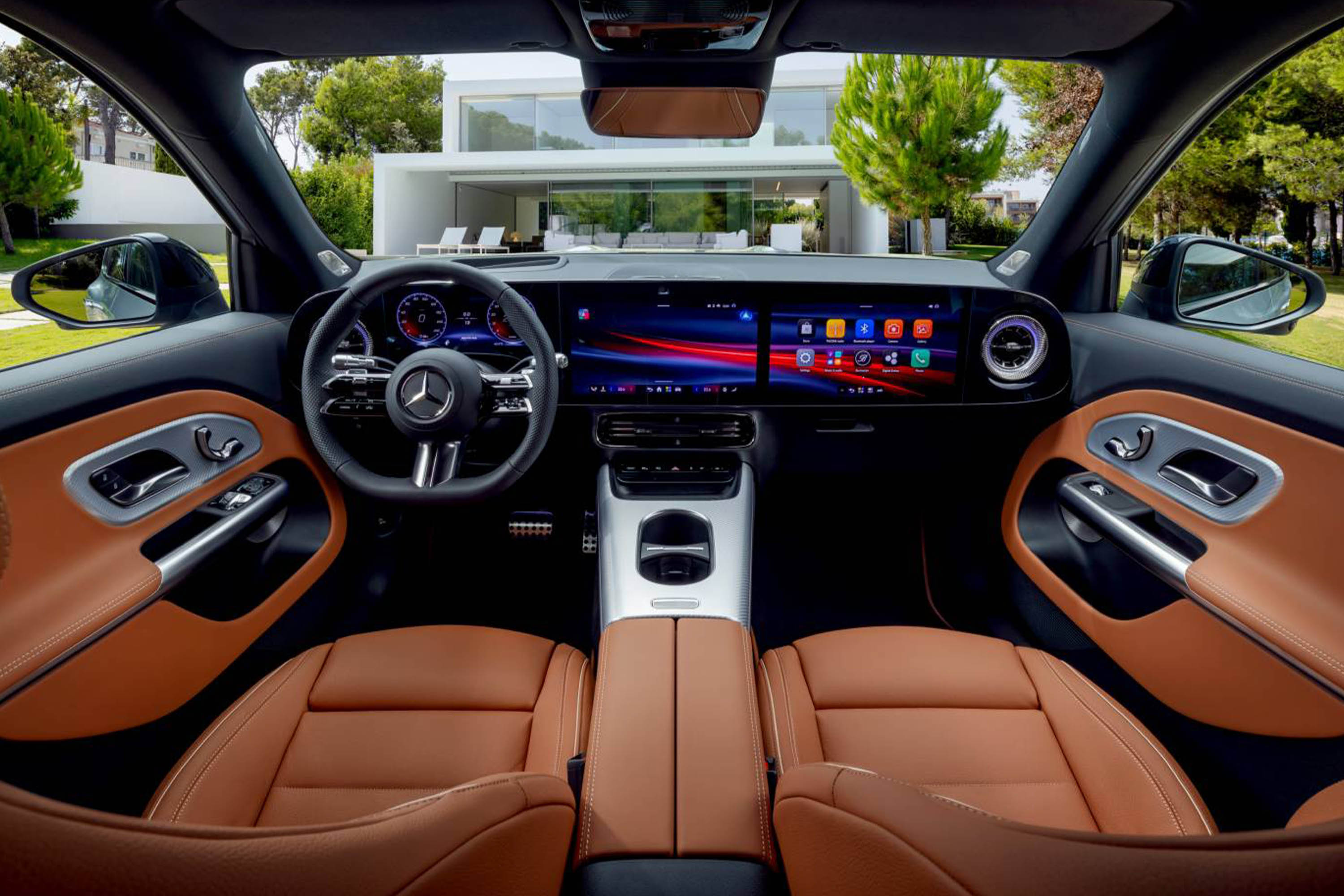 奔驰全新GLB内饰官图公布 将于12月8日亮相