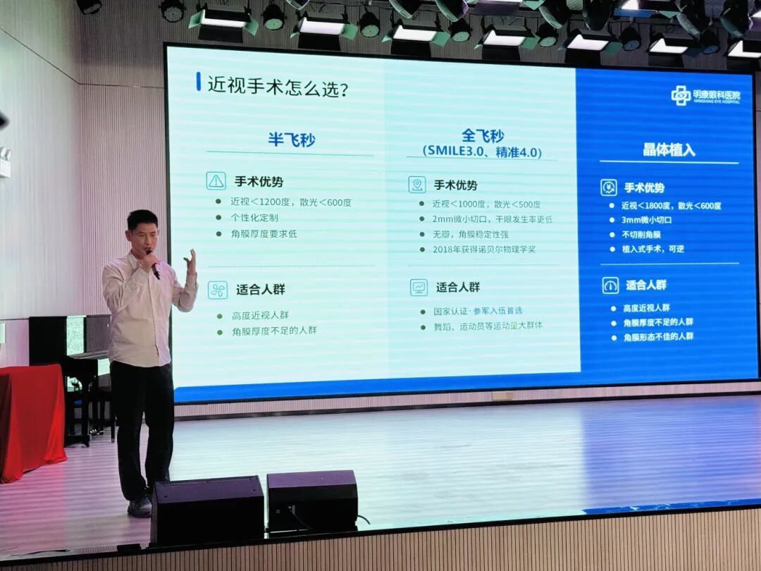 全飞耀中华公益摘镜科普进校园明康眼科助学子奔赴“睛”彩未来