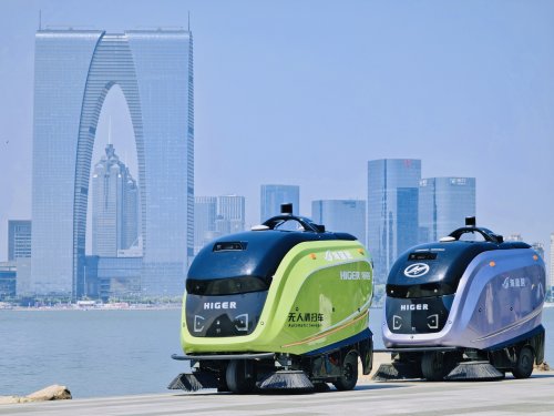 再获国家级奖项!苏州金龙无人驾驶扫地车获中国外观设计优秀奖