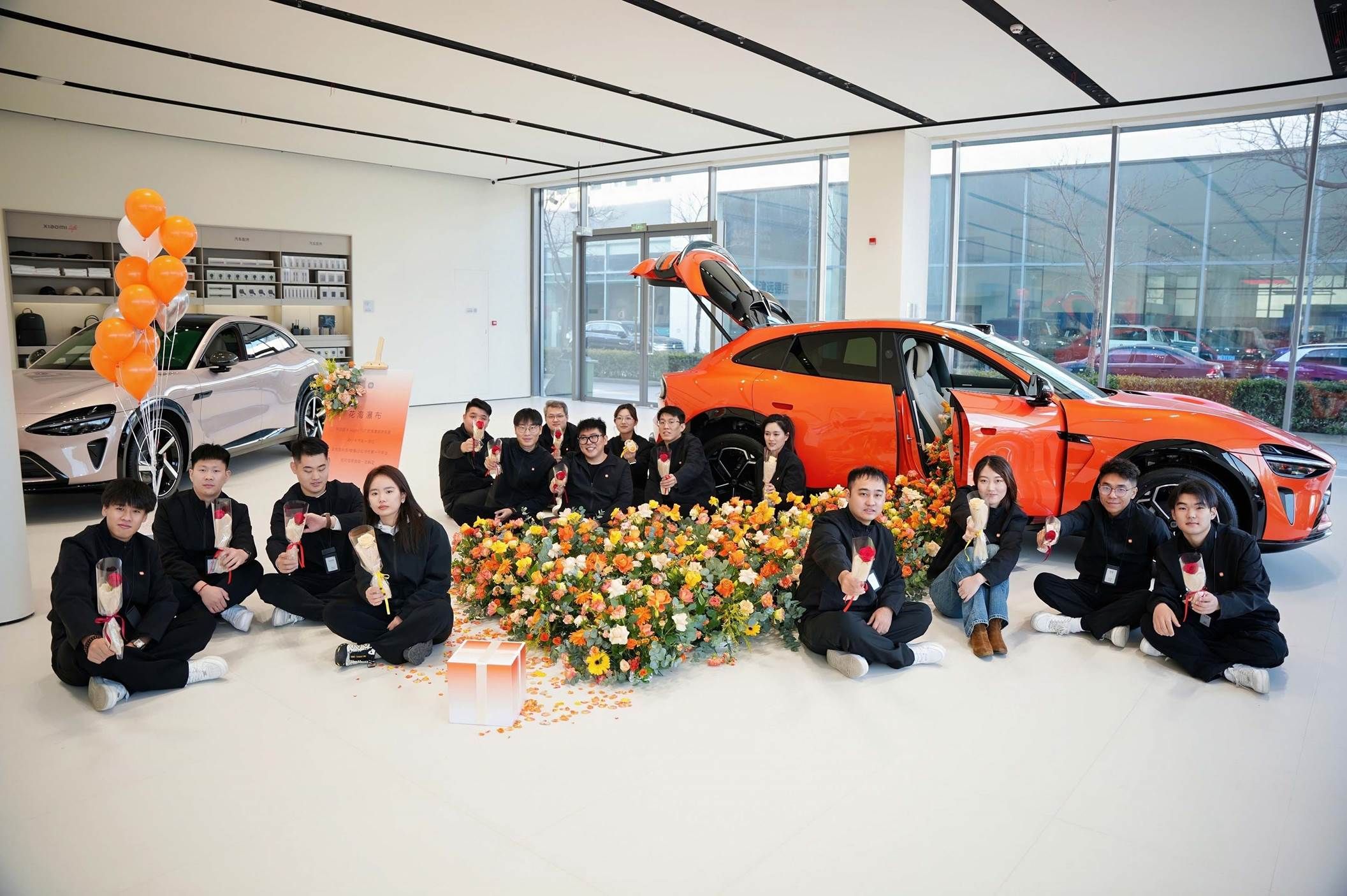 小米汽车天津北辰道交付中心 盛大开业