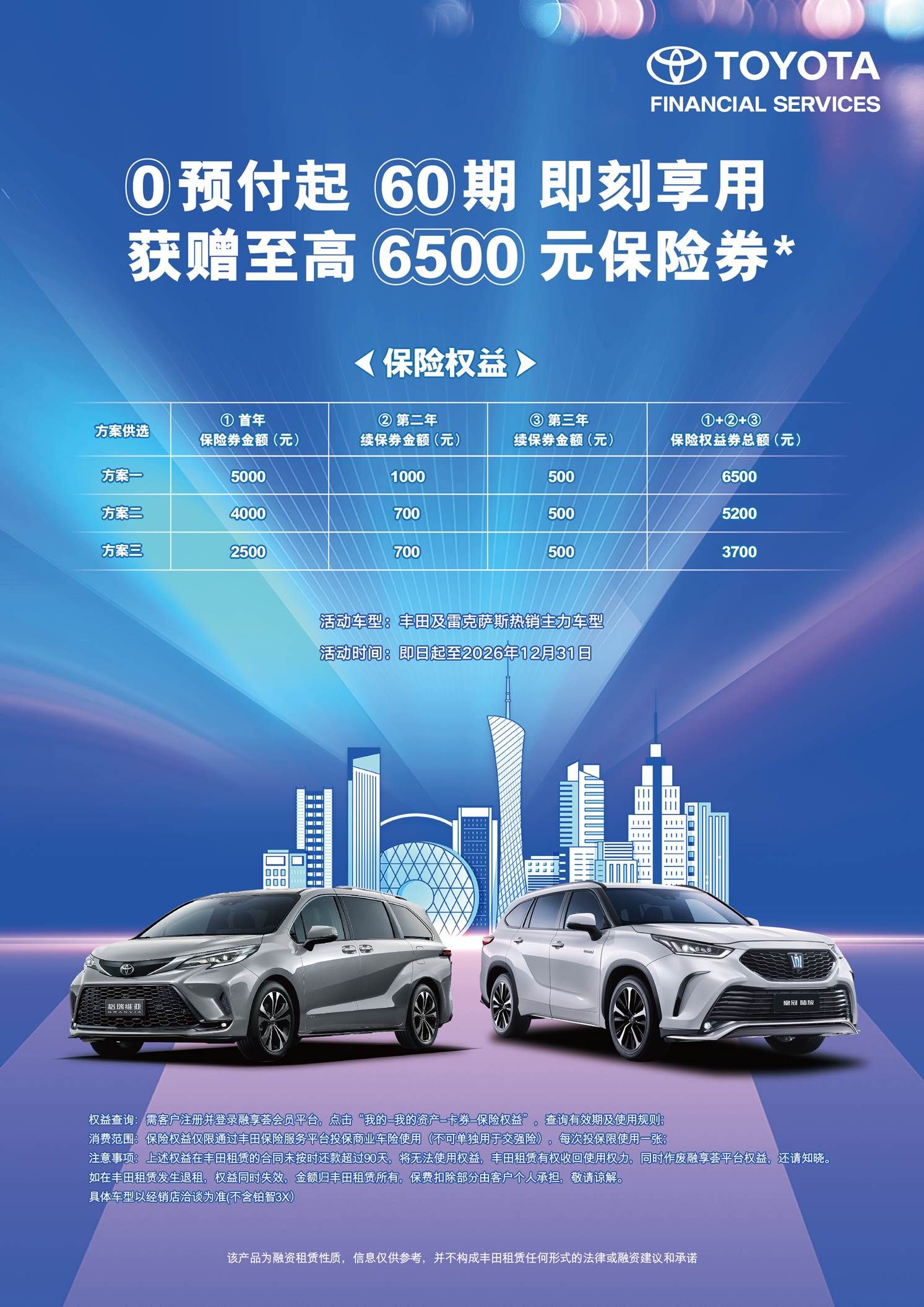 丰田租赁“全周期”服务上新,附加保险权益,主打用车无忧!