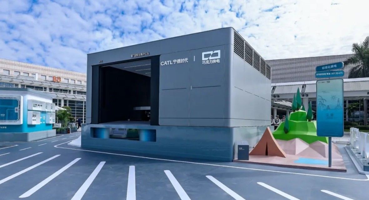 宁德时代第1000座巧克力换电站落成 用时仅一年