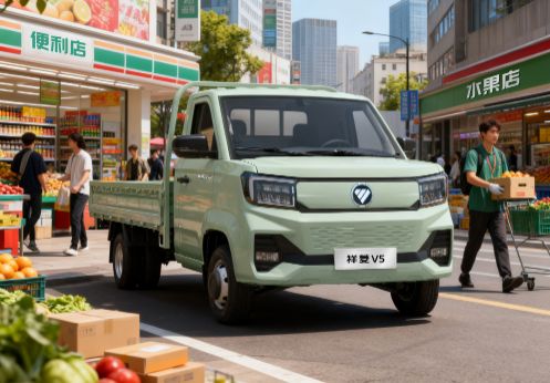 祥菱V5新能源版快充+智能+承载三重技术破局奏响高效物流主旋律