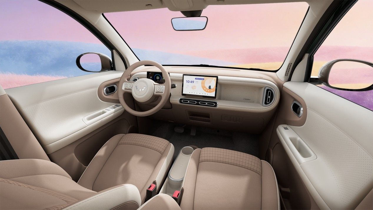 装得下生活,也装得下玩趣!第五代宏光MINIEV内饰亮相