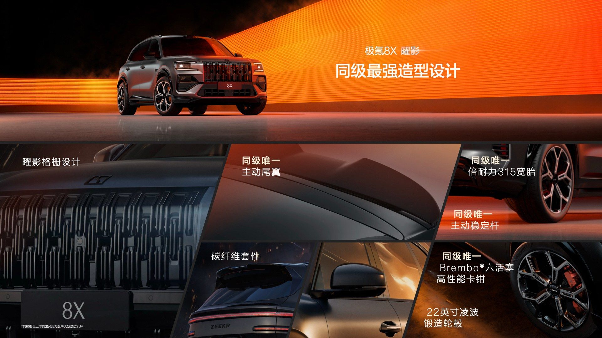 极氪8X开启预售 推出4款车型/预售价37.68万起