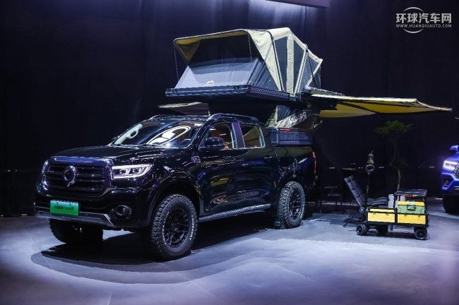 山海炮Hi4-T釣魚共創版領銜長城炮多款共創改裝車亮相改裝文化日