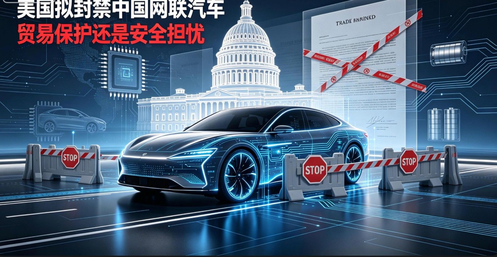 “ 霸凌”升级 美拟永久禁止中国网联车入