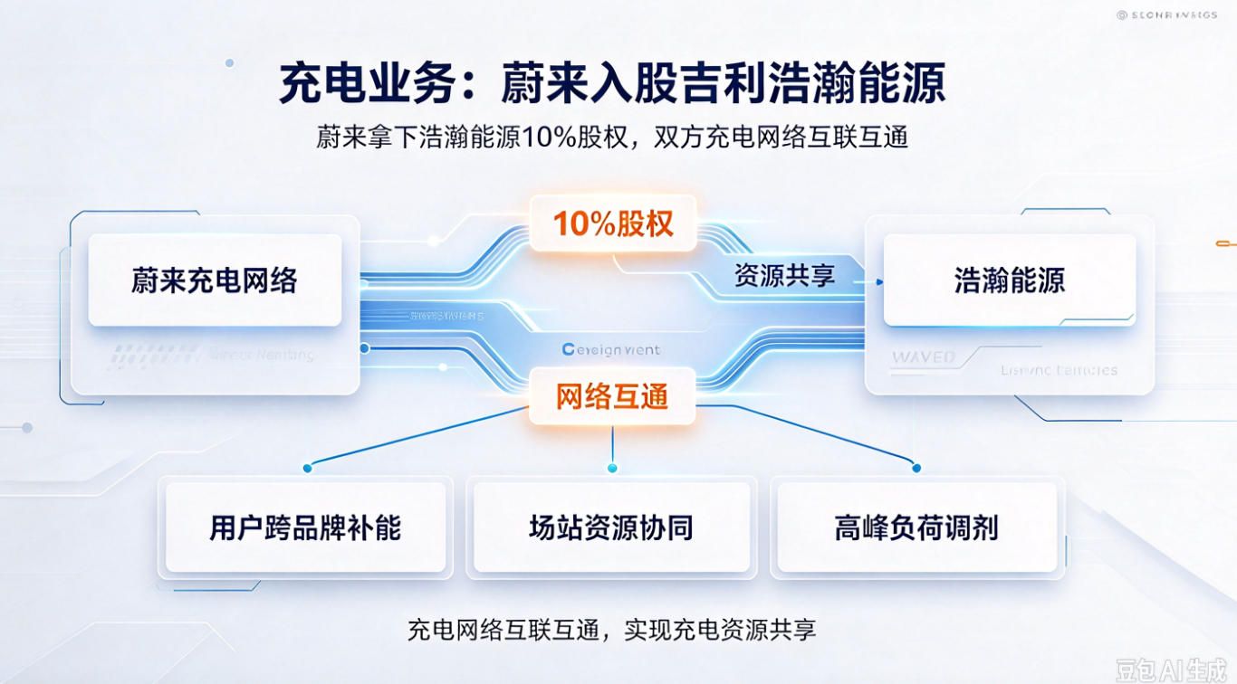 蔚来X吉利换电领域全面战略合作 共享充换电网络