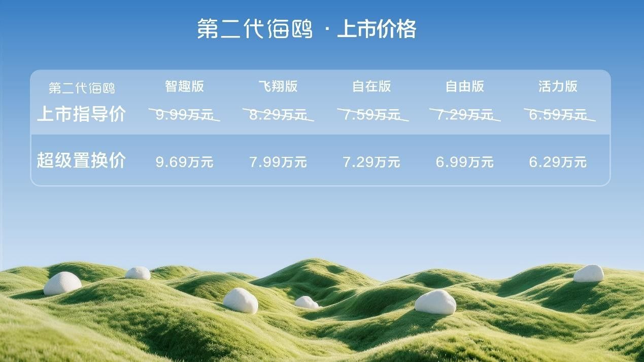 第二代海鸥有点过分了～五座+闪充+激光雷达全上了