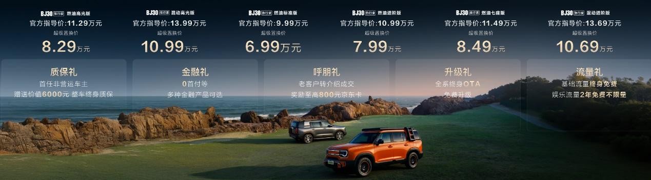 十五万热爱 高光登场 BJ30 旅行家高光版正式上市 十五万热爱 高光登场 BJ30 旅行家高光版正式上市