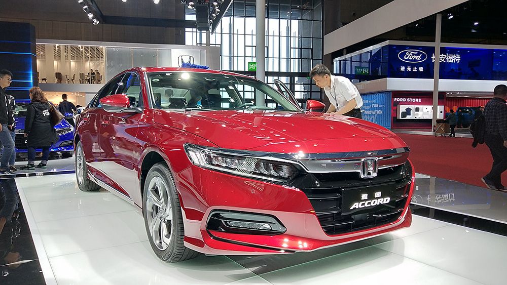 2019上海车展honda携多款新车亮相展台