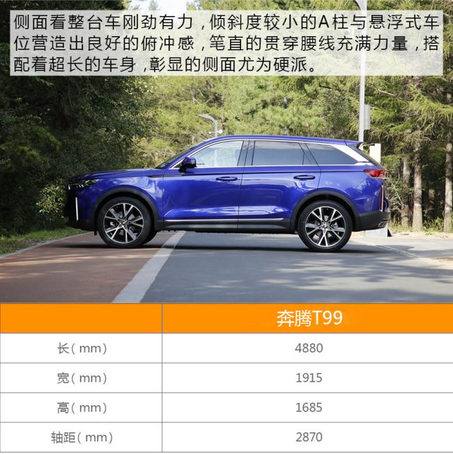 拥有属于自己的个性标签 实拍中大型suv奔腾t99