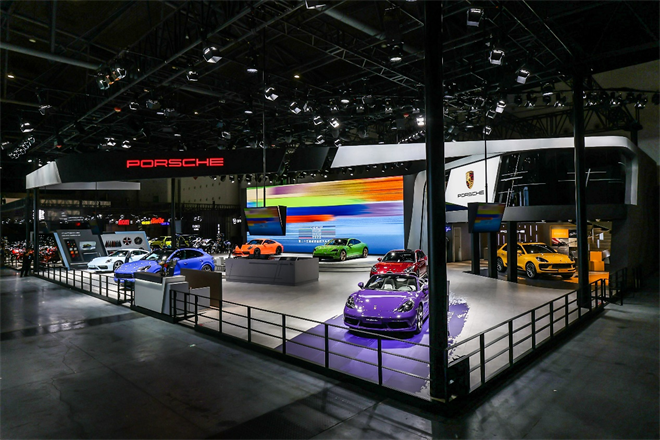 2022成都国际汽车展览会,保时捷个性精制颜色重温经典回归