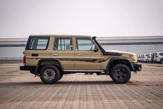 23款丰田lc76七十周年黄色价格接受预定