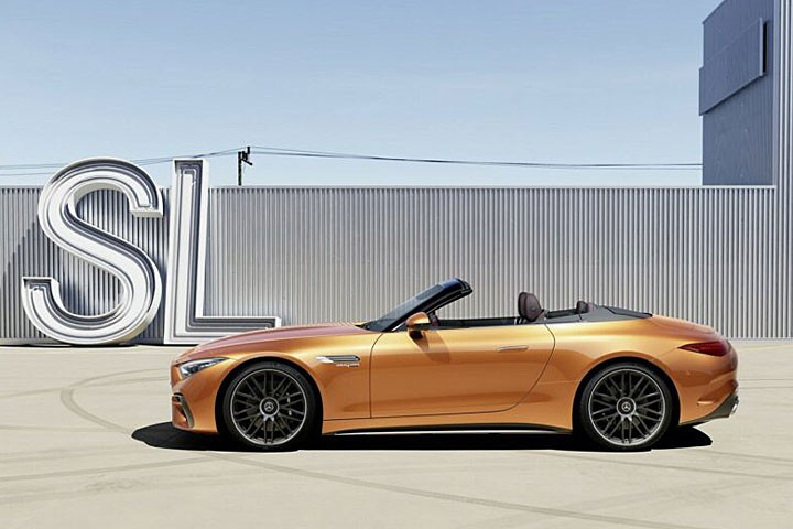 奔驰sl63推出限量版本金光闪闪是特色